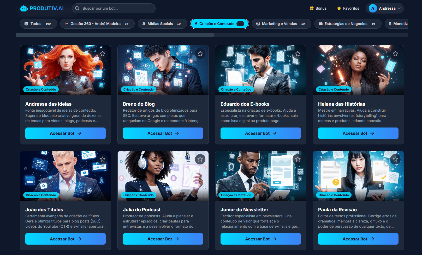 Produtiv.AI Platform